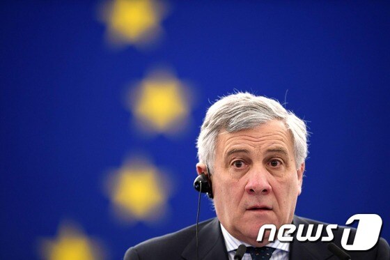 안토니우 타자니 유럽의회 의장 © AFP=뉴스1