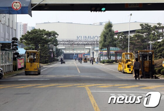 금호타이어 광주공장. (자료사진)  © News1 한산 기자