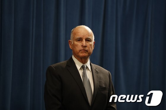 제리 브라운 미국 캘리포니아 주지사. © AFP=뉴스1