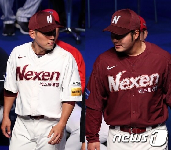 넥센 히어로즈 시절 서건창(왼쪽)과 박병호. /뉴스1 DB © News1