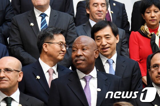 G20 재무장관회의 참석한 김동연-이주열