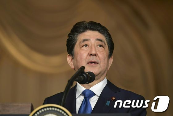 아베 신조 일본 총리. <자료사진> © AFP=뉴스1