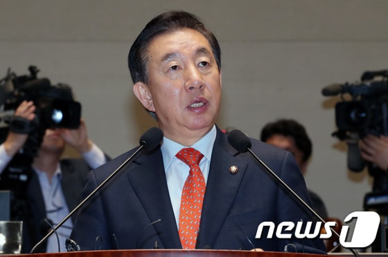 김성태 자유한국당 원내대표. 뉴스1 © News1 박정호 기자