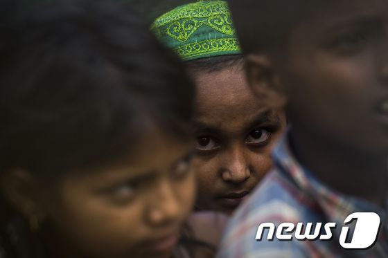 로힝야족 피난민 어린이. <자료사진> © AFP=뉴스1