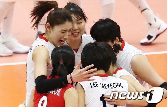 여자 배구 대표팀./뉴스1 DB © News1 오장환 기자