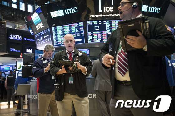 미국 뉴욕증권거래소(NYSE).©AFP=News1