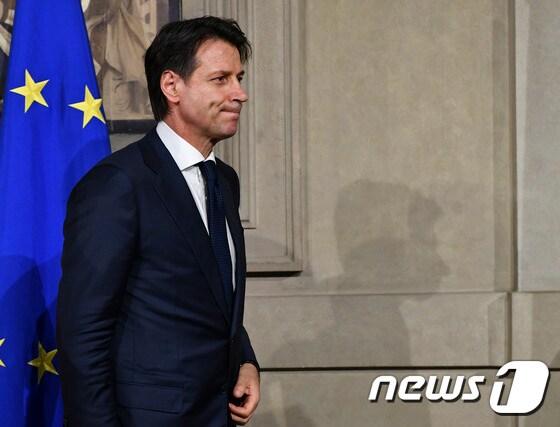 주세페 콘테  전 이탈리아 총리 지명자.©AFP=News1