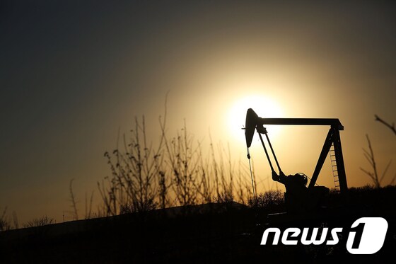 미국 텍사스의 석유시추시설.© AFP=News1