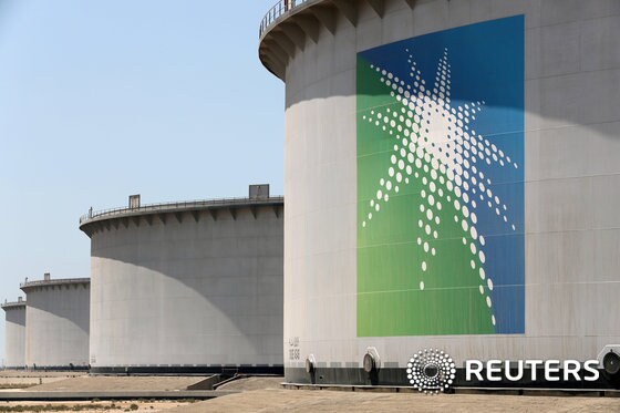 사우디아라비아 국영석유기업 아람코의 석유탱크.©로이터=News1