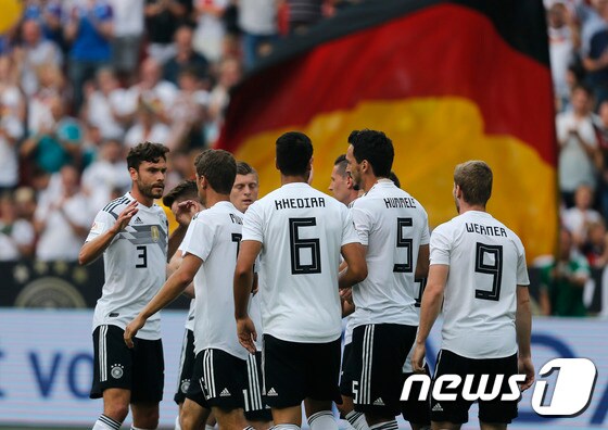 월드컵 2연패에 도전하는 독일. © AFP=News1