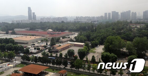 서울 용산구 주한미군 부지 전경.(뉴스1 자료사진)© News1 송원영 기자