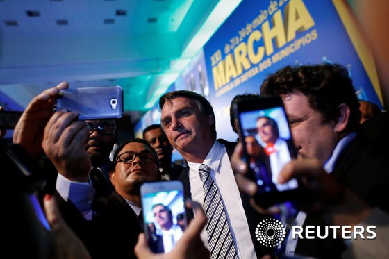 자이르 볼소나로 브라질 대선주자.©로이터=News1
