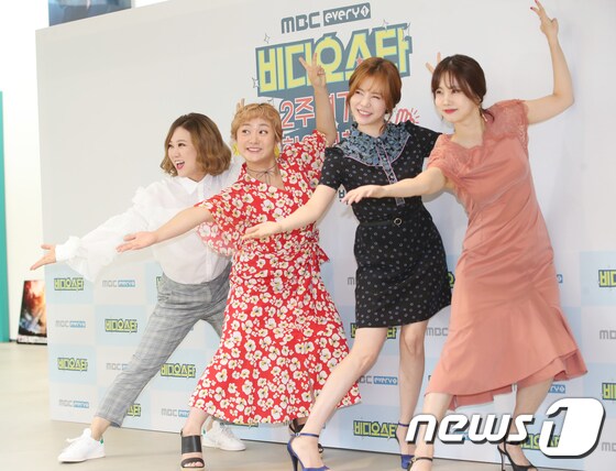 김숙(왼쪽부터), 박나래, 써니, 박소현 © News1