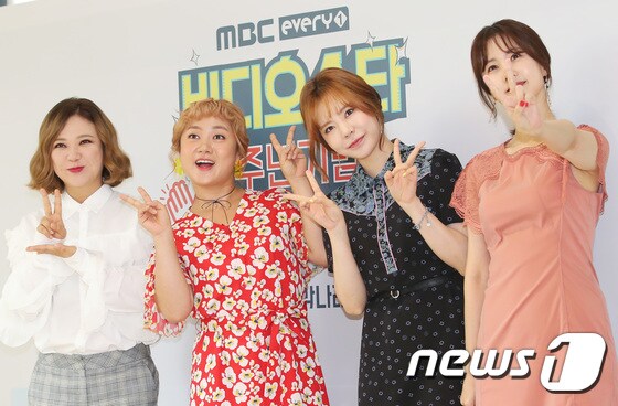 김숙(왼쪽부터), 박나래, 써니, 박소현 © News1