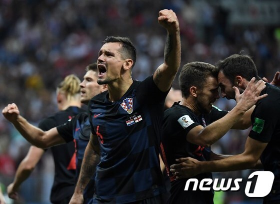 3경기 연속 연장승부 끝에 크로아티아가 러시아 월드컵 결승에 진출했다. 그들의 마지막 상대는 프랑스다. © AFP=News1