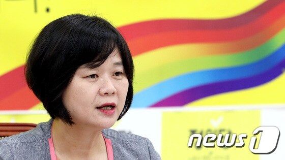 이정미 정의당 대표. 뉴스1 © News1 박정호 기자