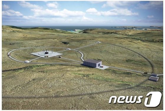 영국 우주국(UKSA)는 15일(현지시간) 스코틀랜드 서덜랜드가 영국 최초의 우주공항 건설부지로 선정됐다고 밝혔다. 사진은 우주공항 상상도 (영국 우주국 제공) © News1