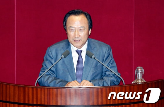 홍일표 자유한국당 의원. 2018.7.16/뉴스1 © News1 안은나 기자