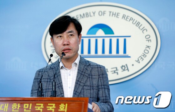 하태경 바른미래당 의원.2018.7.18/뉴스1 © News1 안은나 기자