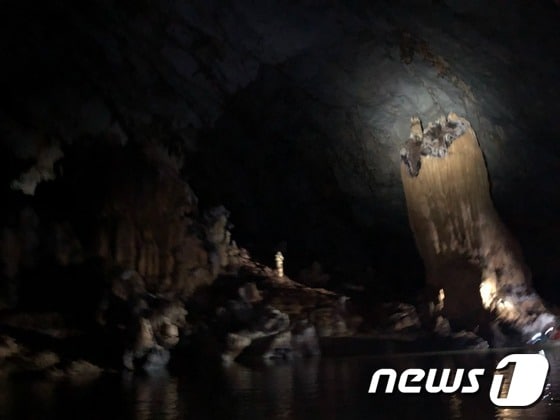 지하강 동굴 내부의 모습 © News1 문대현 기자