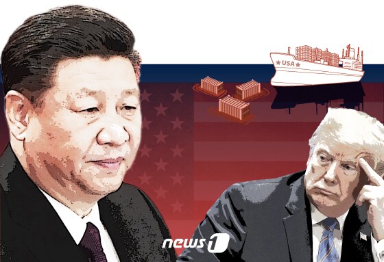 시진핑 중국 국가주석과 도널드 트럼프 미국 대통령 © News1 김일환 디자이너