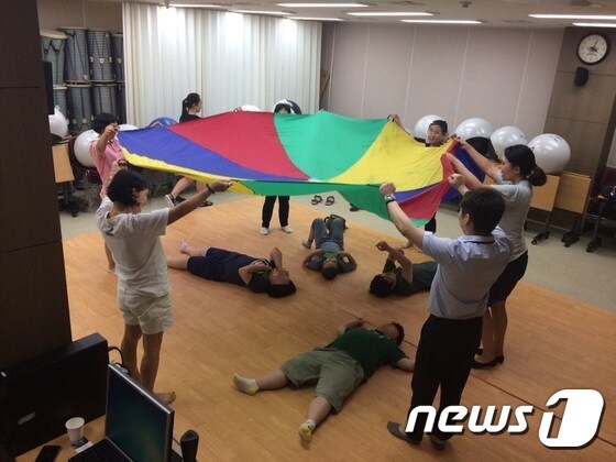 서울시어린이병원 '비만예방교실' 운영모습.(서울시 제공) © News1