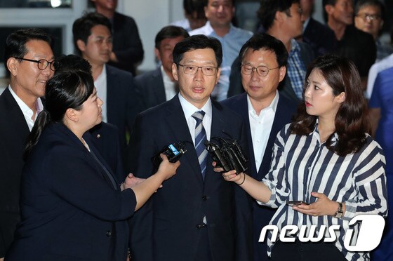 '드루킹 특검' 구속영장 기각된 김경수 경남지사
