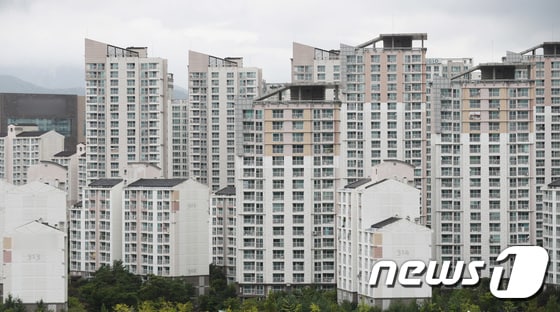 경기도 성남시 분당구 아파트.© News1 오장환 기자