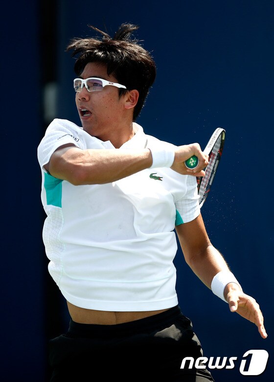 한국 테니스의 간판 정현. © AFP=News1