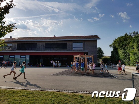 스위스 제네바 외곽의 한 초등학교.  © News1