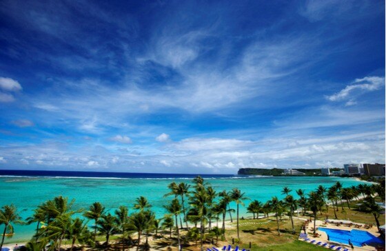 인기 휴양지 괌