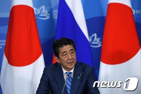 아베 신조 일본 총리 © AFP=뉴스1
