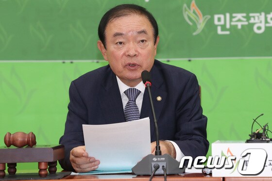 장병완 민주평화당 원내대표. © News1 임세영 기자