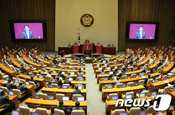 국회 본회의장 © News1 임세영 기자