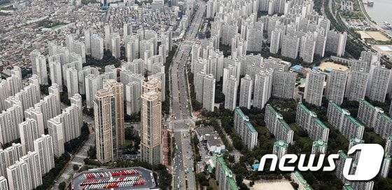 서울의 아파트 모습.(뉴스1 자료사진)© News1 이재명 기자