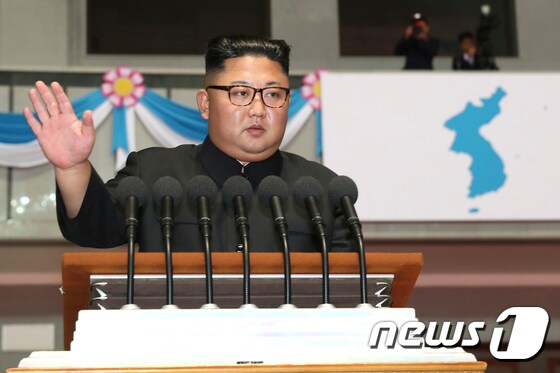 김정은 북한 국무위원장. 2018.9.20/뉴스1 © News1 평양사진공동취재단