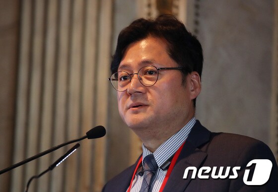 홍익표 더불어민주당 수석대변인. © News1 특별취재단