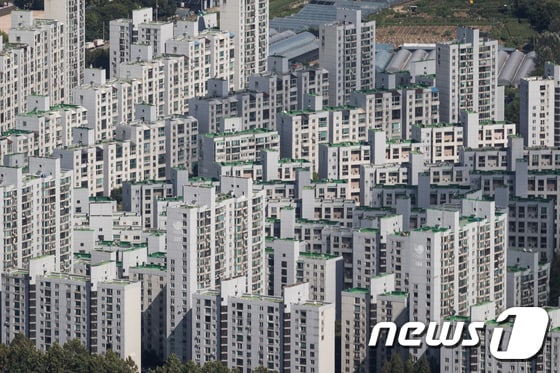  서울 일대 아파트 단지. /뉴스1 © News1 유승관 기자