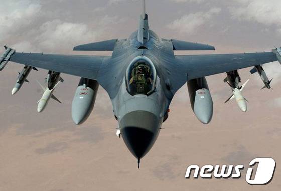 록히드 마틴의 F-16 전투기. © News1