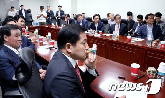  자유한국당 '통합·전진' 모임 세미나 모습© News1 박정호 기자