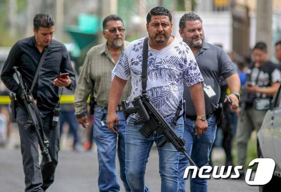 멕시코 경찰관. © News1