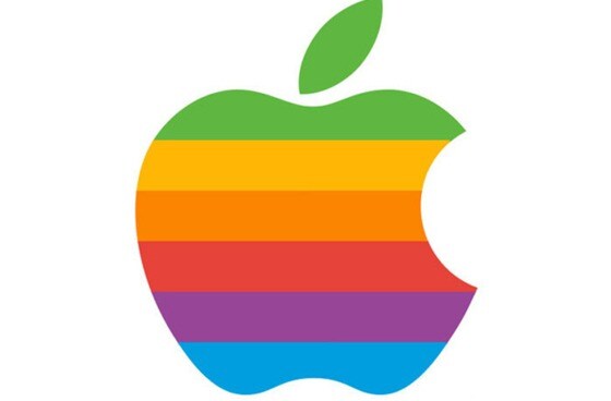 애플 로고 - 회사 홈피 갈무리