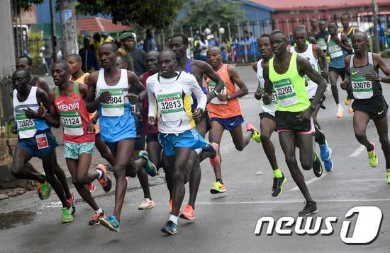 마라톤 대회(사고가 난 마라톤 대회와는 무관). © AFP=뉴스1
