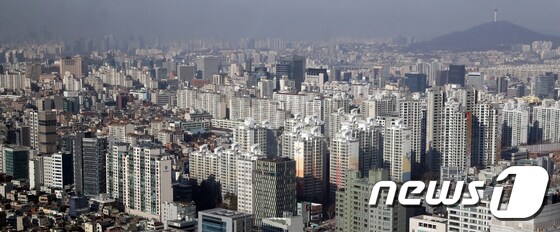 서울 아파트 단지의 모습.© News1 이종덕 기자