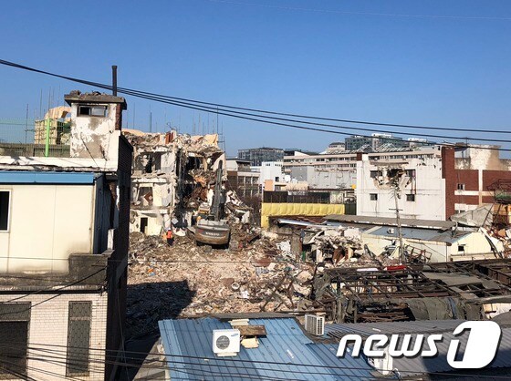 서울 을지로 일대 재개발 철거 현장 모습.(뉴스1 자료사진)© 뉴스1 유경선 기자