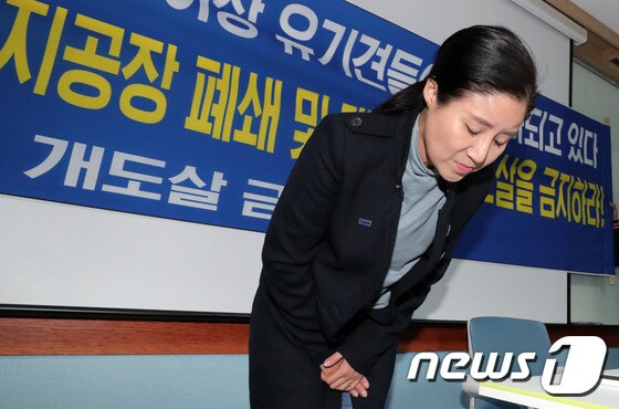 '안락사 논란' 박소연 케어 대표 기자회견