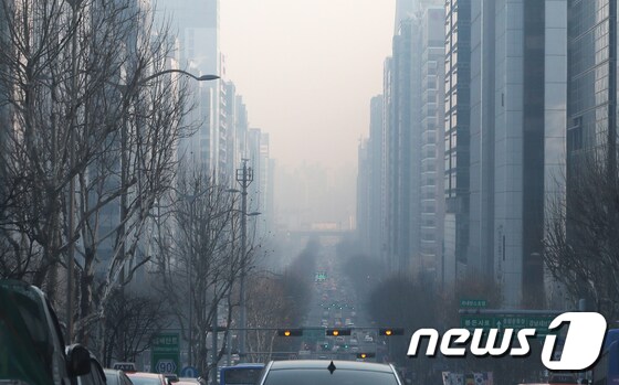 서울 강남구 테헤란로. 2019.1.23/뉴스1 © News1 구윤성 기자