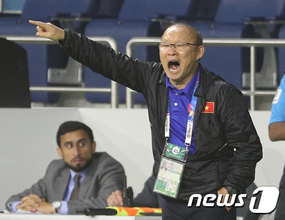 AFC U-23 챔피언십에 참가하고 있는 베트남 U-23 축구대표팀이 북한과의 조별리그 최종전을 남겨놓고 있다. 8강에 오르기 위해서는, 도전해야한다. © News1 신웅수 기자