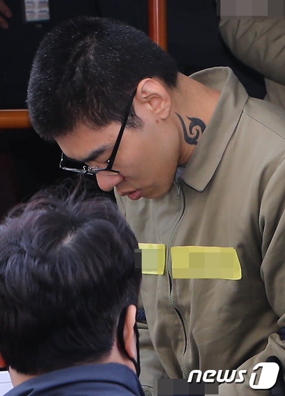 PC방 아르바이트생을 살해한 혐의로 구속 기소된 피의자 김성수(30) 2019.1.29/뉴스1 © News1 박정호 기자