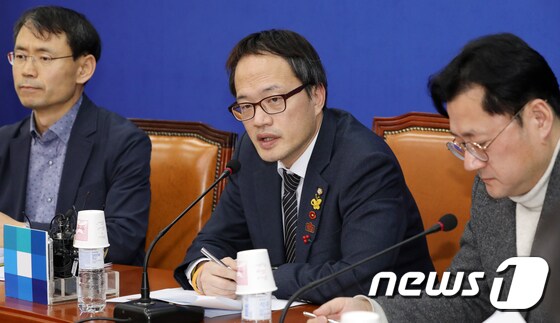 박주민 더불어민주당 사법농단세력 및 적폐청산 대책위원장. 2019.1.31/뉴스1 © News1 민경석 기자